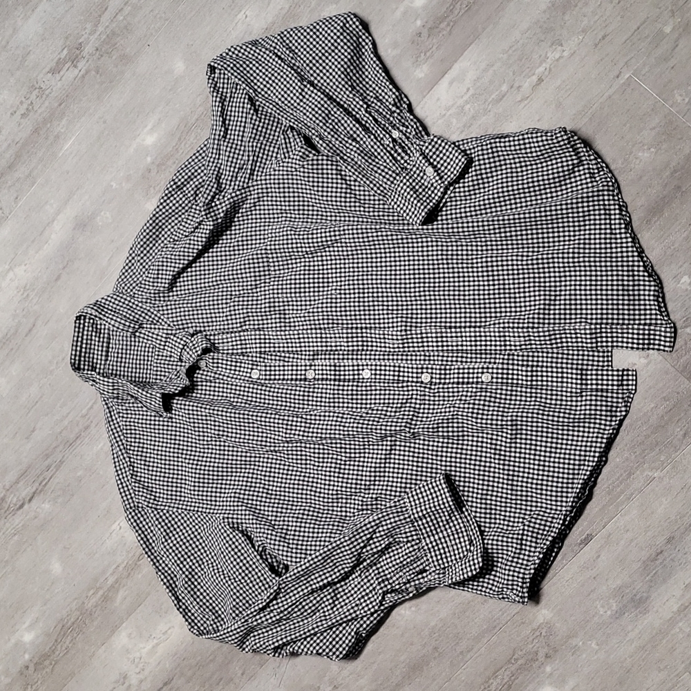 J. Crew Men's XL Gingham Shirt